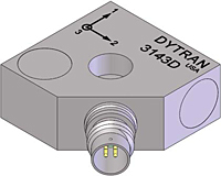 Dytran 3143D Series, Triaxial Integrated Electronic Piezoelectric (IEPE) Accelerometer-3