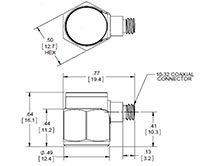 Dytran 3055D1T, Integrated Electronic Piezoelectric (IEPE) Accelerometer - 2