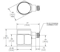 Dytran 3055D4T, Integrated Electronic Piezoelectric (IEPE) Accelerometer - 2