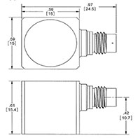 Dytran 3093B1T, Integrated Electronic Piezoelectric (IEPE) Accelerometer - 2