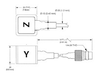 Dytran 3133B1, Integrated Electronic Piezoelectric (IEPE) Accelerometer - 2