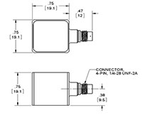 Dytran 3603A1T, Integrated Electronic Piezoelectric (IEPE) Accelerometer - 2